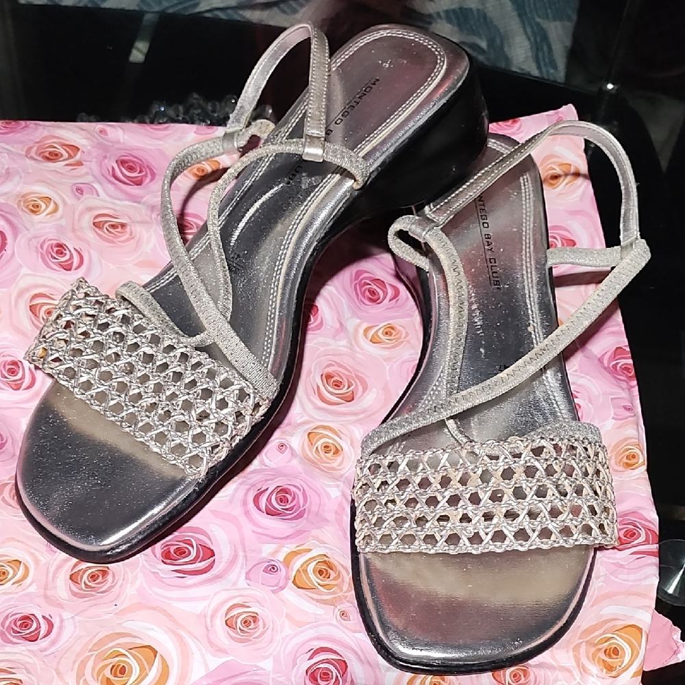 Elegant Silver Sandals